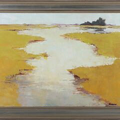 David Lazarus Oil on Canvas “Marshland”
