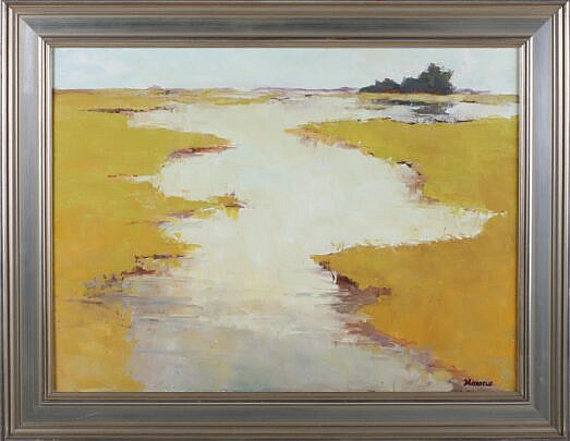 David Lazarus Oil on Canvas "Marshland"