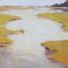 David Lazarus Oil on Canvas “Marshland”