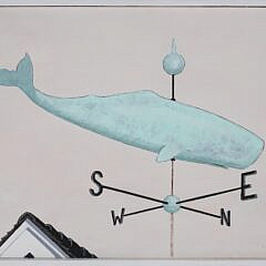 Small Oil on Canvas “Weathervane”