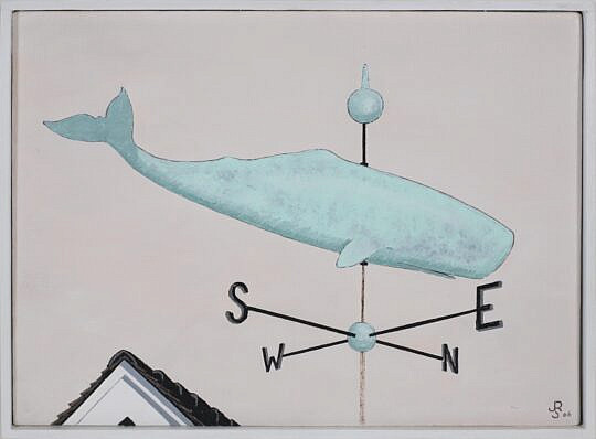 Small Oil on Canvas "Weathervane"