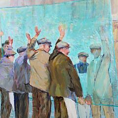 James Robert Harrington Oil on Linen “Movers”