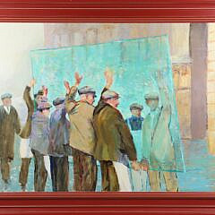 James Robert Harrington Oil on Linen “Movers”