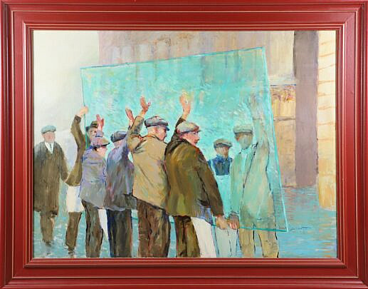 James Robert Harrington Oil on Linen "Movers"