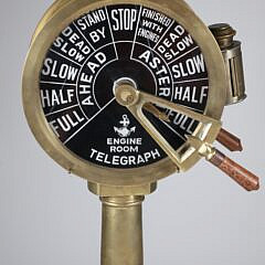 Vintage Brass Engine Room Telegraph