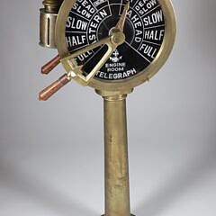 Vintage Brass Engine Room Telegraph