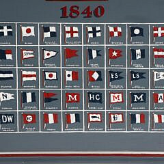 Hand Painted Nantucket Whaleship Signals