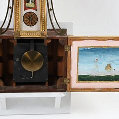 American Elomise Banjo Clock, 19th Century