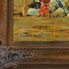 Contemporary Oil on Canvas “Beach Scene”