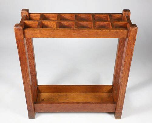 Oak Cane or Walking Stick Rack