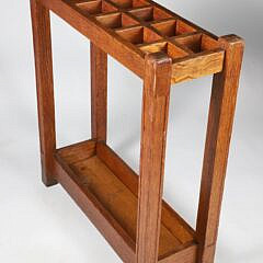 Oak Cane or Walking Stick Rack