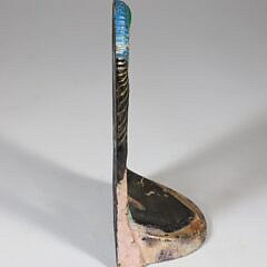 Antique “Love Birds” Painted Cast Iron Door Stop