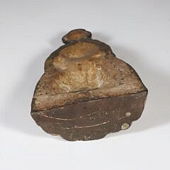 Antique Painted Cast Iron Figure of a Lady Doorstop
