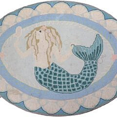 Claire Murray Oval Mermaid Hooked Rug