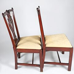 Pair of Mahogany Chippendale Side Chairs