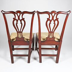 Pair of Mahogany Chippendale Side Chairs