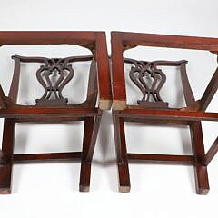 Pair of Mahogany Chippendale Side Chairs