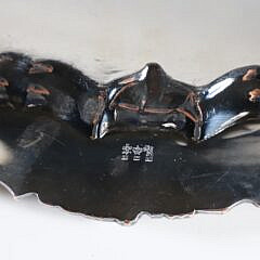 English Silver Plated Grape and Leaf Pattern Serving Tray