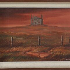 Two M. Rockwell Miniature Nantucket Oils on Artists Boards