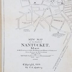 E.K. Godfrey Nantucket Street Map