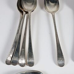 Set of 12 George III Sterling Silver Tablespoons, London 1770