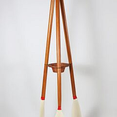 Contemporary 3 Oar Coat Rack