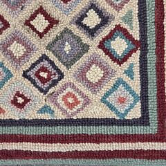 Cube Hooked Rug