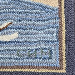 “Regatta” Hooked Rug