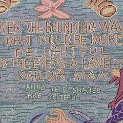 Claire Murray Mermaid Hooked Rug