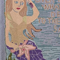 Claire Murray Mermaid Hooked Rug