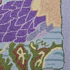 Claire Murray Mermaid Hooked Rug