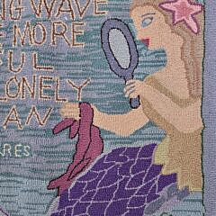 Claire Murray Mermaid Hooked Rug