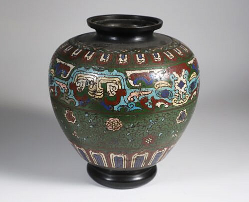 Cloisonne Vase, circa 1880