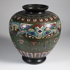 Cloisonne Vase, circa 1880