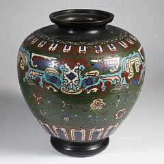Cloisonne Vase, circa 1880