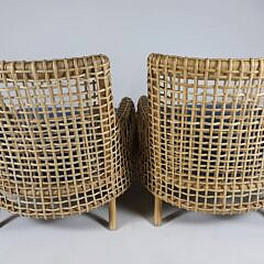 Pair of Palecek Aries Lounge Chairs