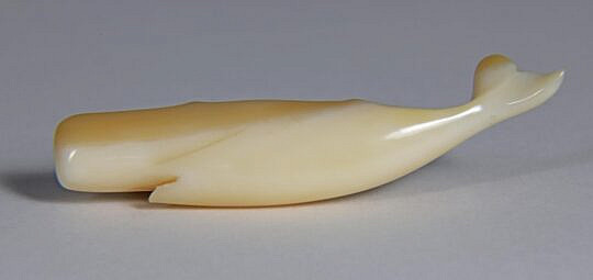 Charlie Sayle Sr. Carved Whale Pin