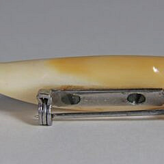 Charlie Sayle Sr. Carved Whale Pin