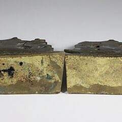Pair of Frigate Cast Brass Bookends