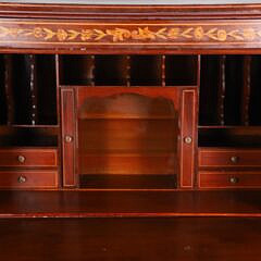 Paine Furniture Company Marquetry Inlaid Drop Front Desk of Abattant, early 20th Century