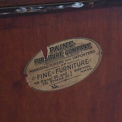 Paine Furniture Company Marquetry Inlaid Drop Front Desk of Abattant, early 20th Century