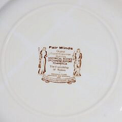 Set of 21 Pieces “Fair Winds” Partial Dinner Service