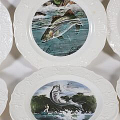 Set of Six “Delano Studios Selauket Long Island, New York” Dinner Plates