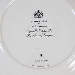 Set of Six “Delano Studios Selauket Long Island, New York” Dinner Plates