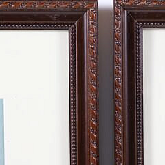 Four Framed 1865 Lithographs of Waterfalls by T. Baines