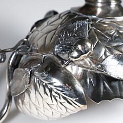 Silver Plated Pedestal Pitcher, 19th Century
