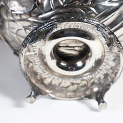Silver Plated Pedestal Pitcher, 19th Century