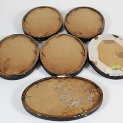 Set of Six Chinese Export Watercolors on Paper, 19th Century