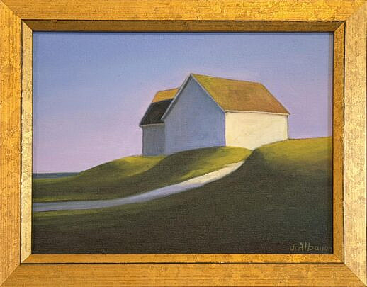 Joan Albaugh (American Contemporary) Oil on Artist Board "Path to the Beach"