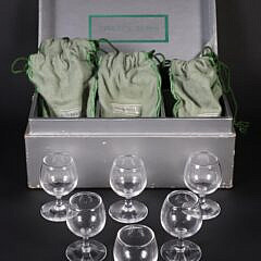 Boxed Set of Steuben Miniature Cordials